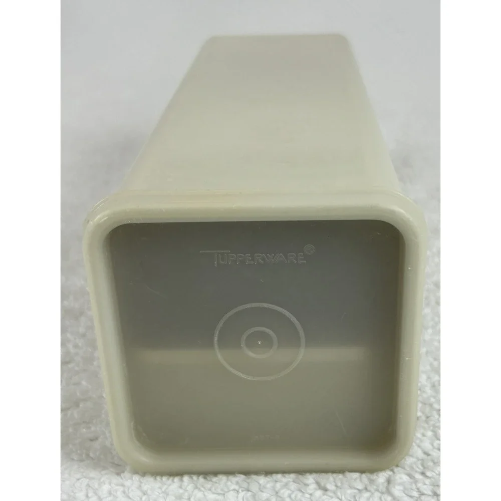 Vtg Tupperware 2 Lb Velveeta Cheese Keeper Container Holder USA 3 Piece Set
